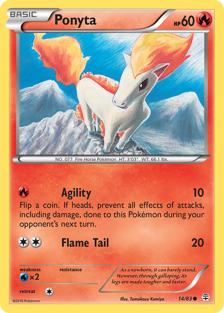 Ponyta (14/83) [XY: Generations] | Clutch Gaming