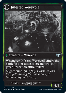 Infestation Expert // Infested Werewolf [Innistrad: Double Feature] | Clutch Gaming