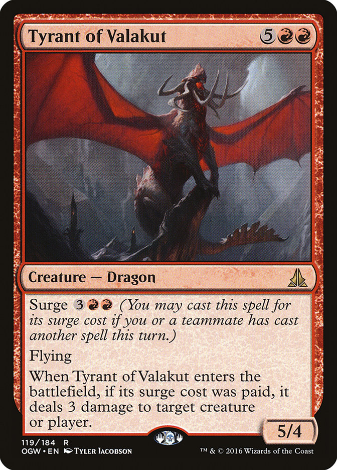 Tyrant of Valakut [Oath of the Gatewatch] | Clutch Gaming