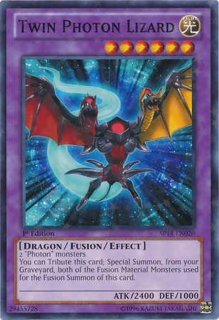 Twin Photon Lizard [SP14-EN020] Starfoil Rare | Clutch Gaming