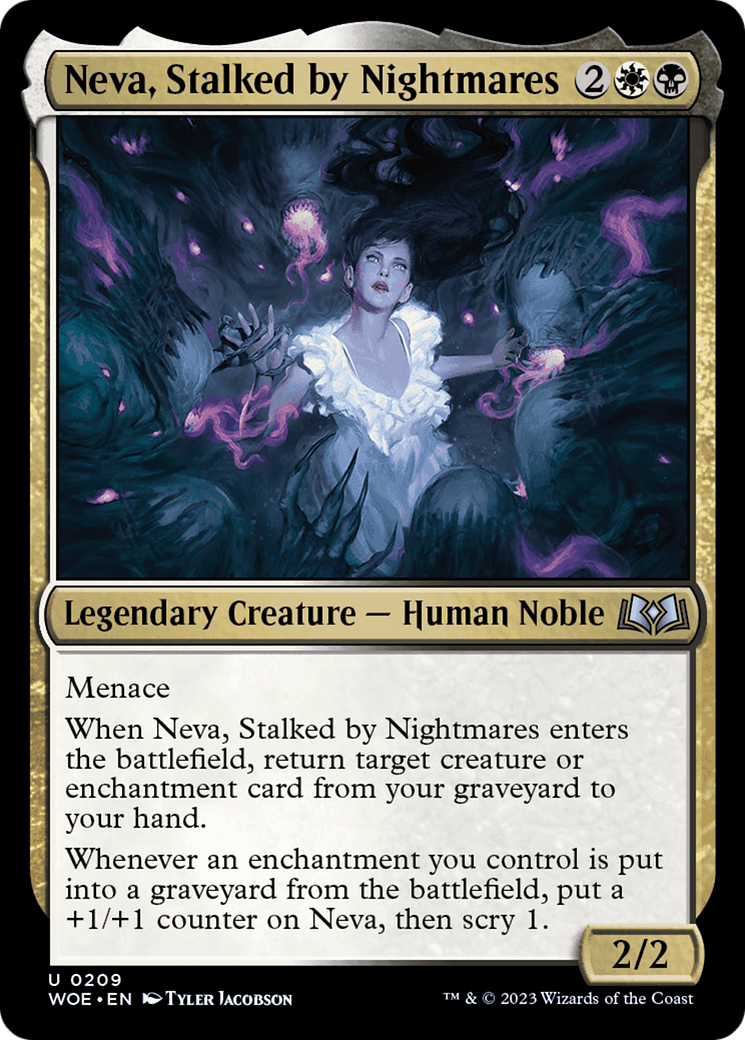 Neva, Stalked by Nightmares [Wilds of Eldraine] | Clutch Gaming