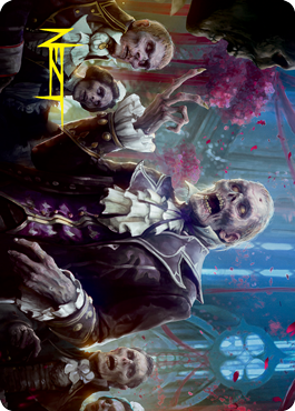 Undead Butler Art Card (Gold-Stamped Signature) [Innistrad: Crimson Vow Art Series] | Clutch Gaming