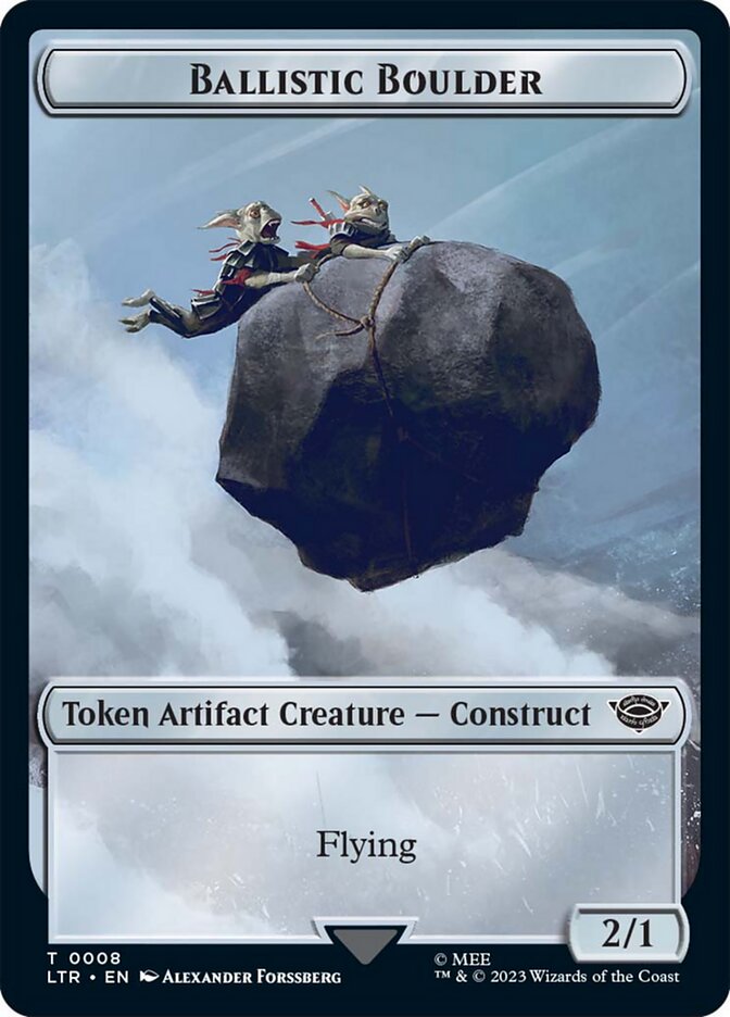 Ballistic Boulder Token [The Lord of the Rings: Tales of Middle-Earth Tokens] | Clutch Gaming