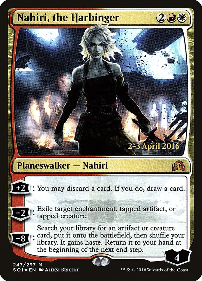 Nahiri, the Harbinger [Shadows over Innistrad Prerelease Promos] | Clutch Gaming