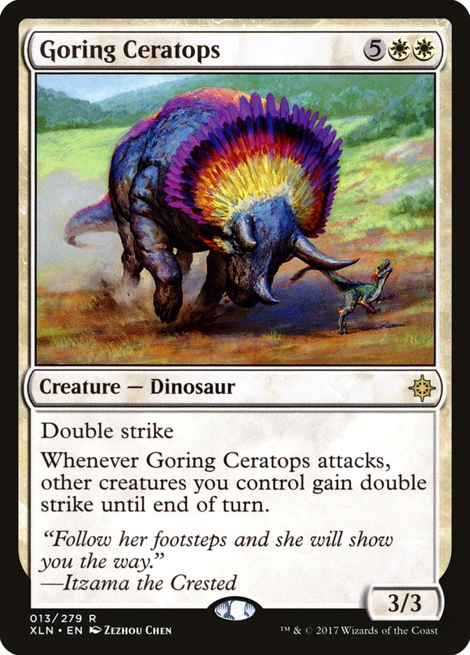 Goring Ceratops [Ixalan] | Clutch Gaming