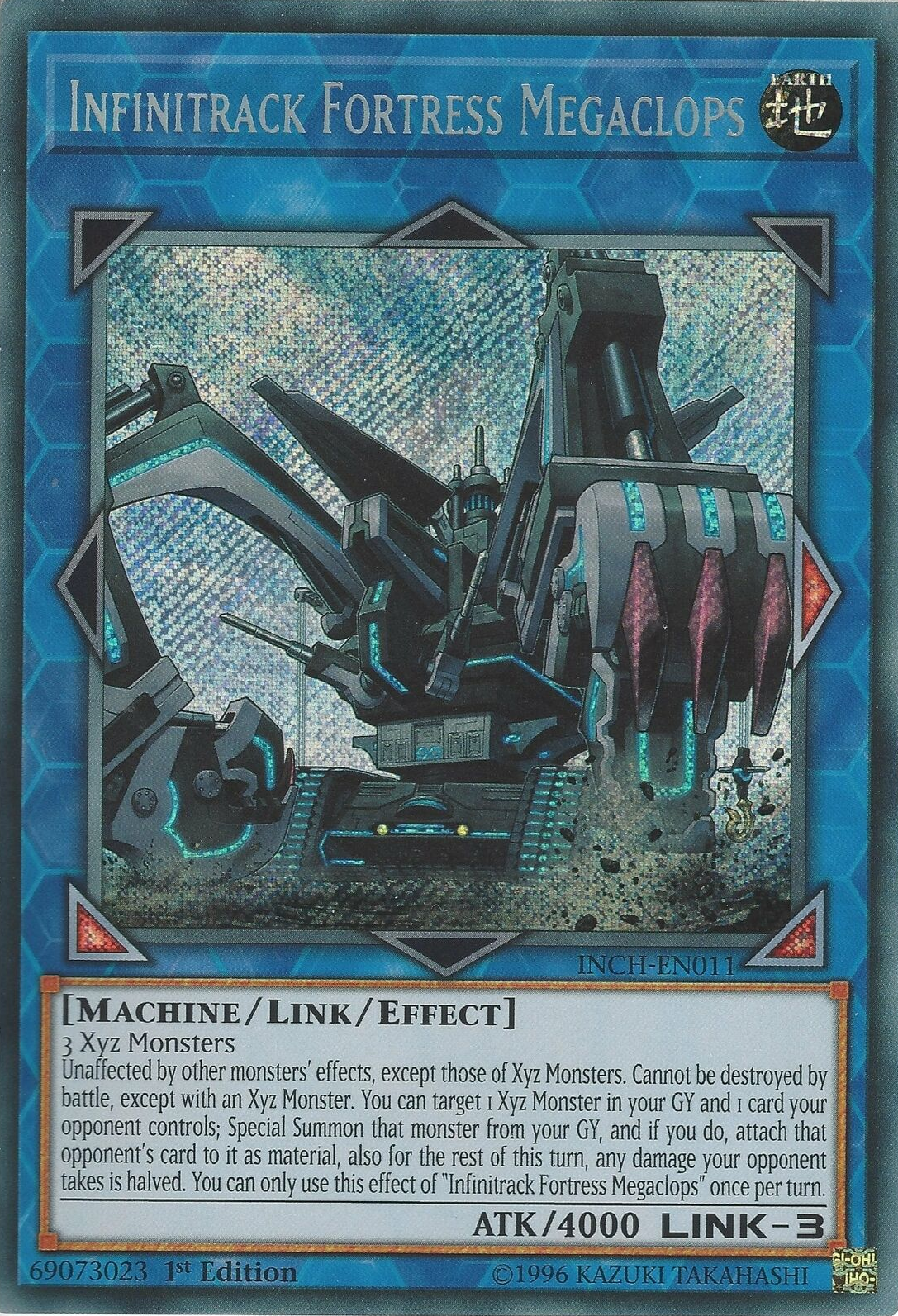 Infinitrack Fortress Megaclops [INCH-EN011] Secret Rare | Clutch Gaming