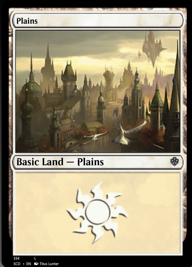 Plains (334) [Starter Commander Decks] | Clutch Gaming