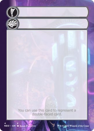 Helper Card (4/9) [Kamigawa: Neon Dynasty Tokens] | Clutch Gaming