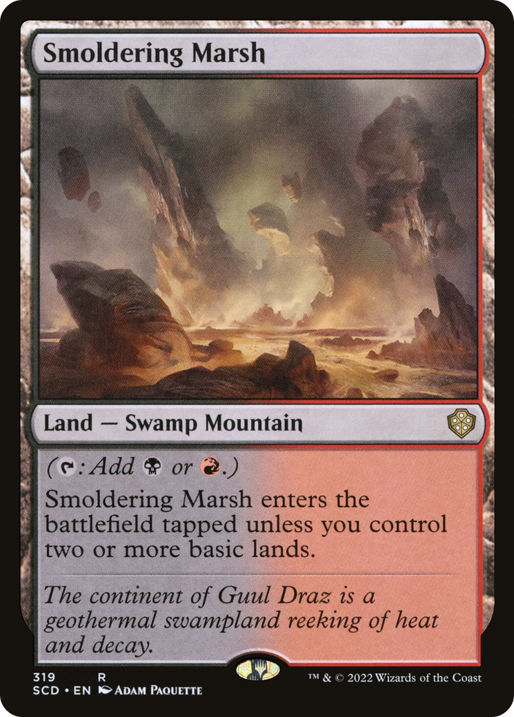 Smoldering Marsh [Starter Commander Decks] | Clutch Gaming