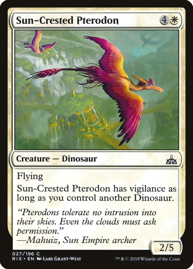 Sun-Crested Pterodon [Rivals of Ixalan] | Clutch Gaming