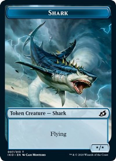 Pegasus // Shark Double-Sided Token [Challenger Decks 2021 Tokens] | Clutch Gaming