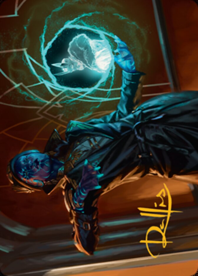 Kamiz, Obscura Oculus Art Card (Gold-Stamped Signature) [Streets of New Capenna Art Series] | Clutch Gaming