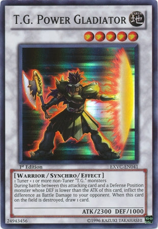 T.G. Power Gladiator [EXVC-EN041] Super Rare | Clutch Gaming