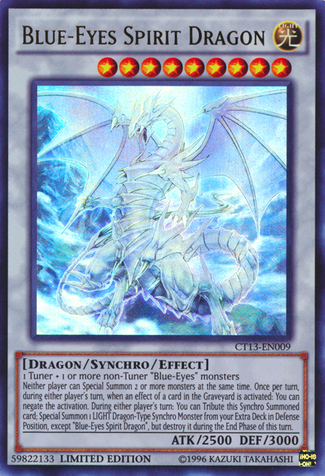 Blue-Eyes Spirit Dragon [CT13-EN009] Ultra Rare | Clutch Gaming