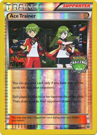 Ace Trainer (69/98) (International Challenge Promo Staff) [XY: Ancient Origins] | Clutch Gaming