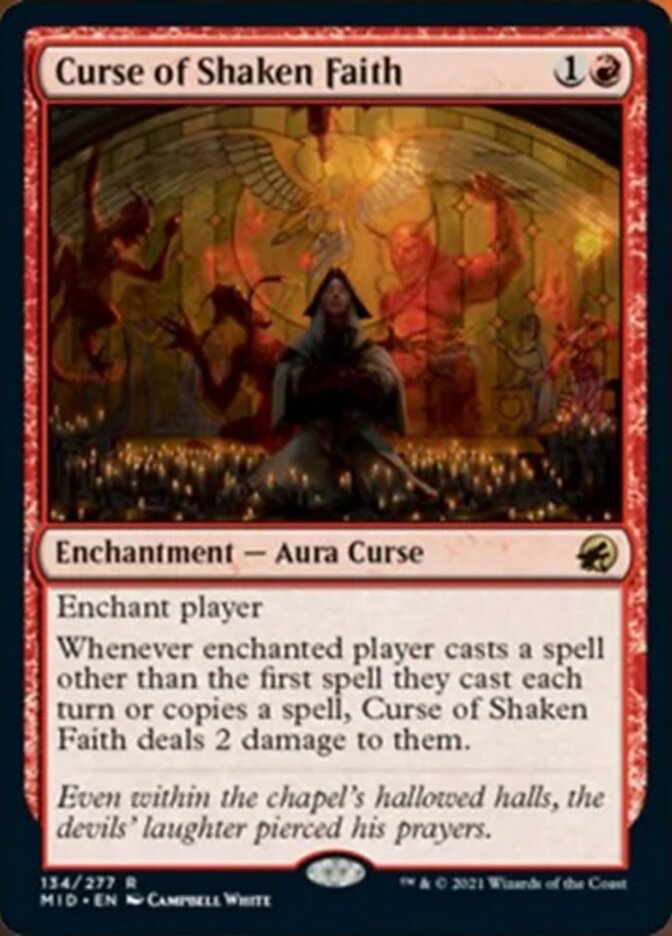 Curse of Shaken Faith [Innistrad: Midnight Hunt] | Clutch Gaming