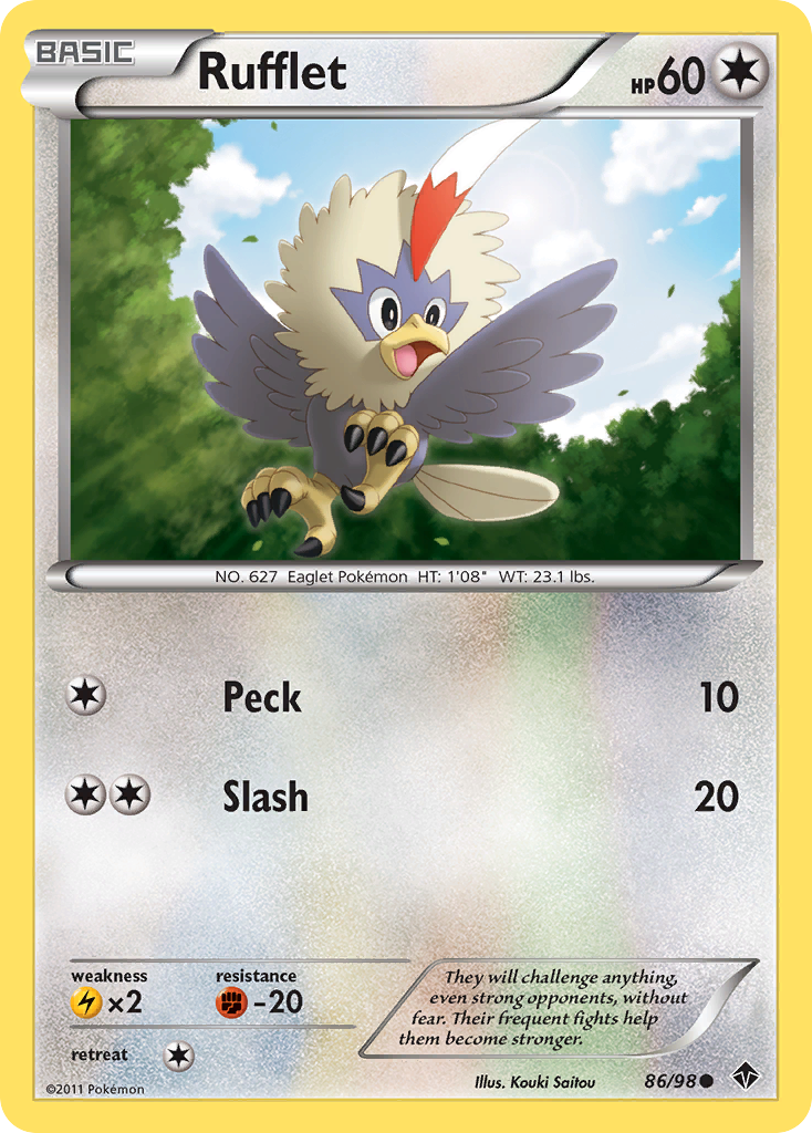 Rufflet (86/98) [Black & White: Emerging Powers] | Clutch Gaming