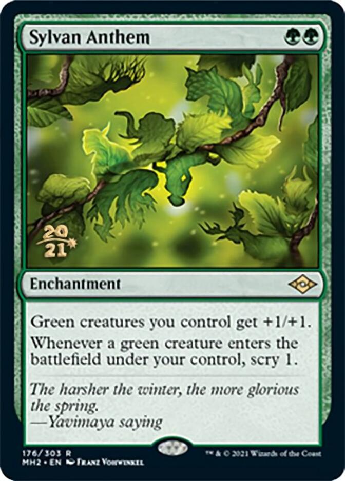 Sylvan Anthem [Modern Horizons 2 Prerelease Promos] | Clutch Gaming