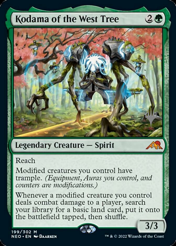 Kodama of the West Tree (Promo Pack) [Kamigawa: Neon Dynasty Promos] | Clutch Gaming