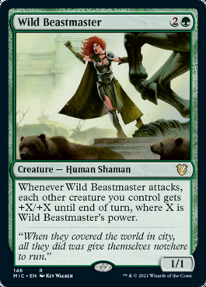 Wild Beastmaster [Innistrad: Midnight Hunt Commander] | Clutch Gaming