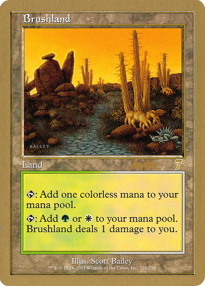 Brushland (Brian Kibler) [World Championship Decks 2002] | Clutch Gaming