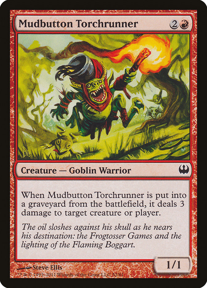 Mudbutton Torchrunner [Duel Decks: Knights vs. Dragons] | Clutch Gaming