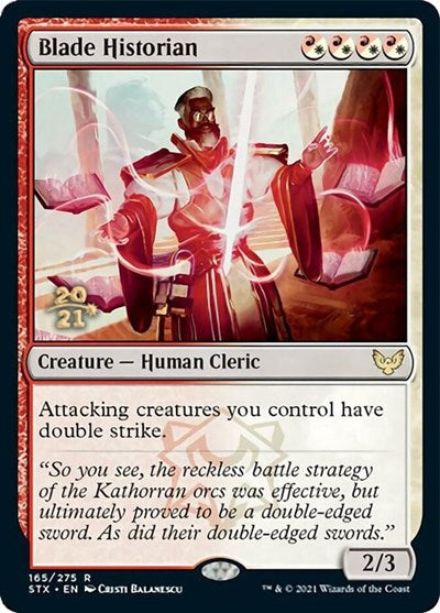 Blade Historian [Strixhaven: School of Mages Prerelease Promos] | Clutch Gaming