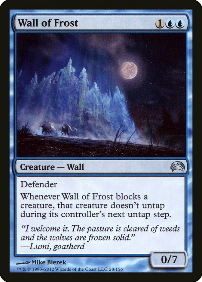 Wall of Frost [Planechase 2012] | Clutch Gaming