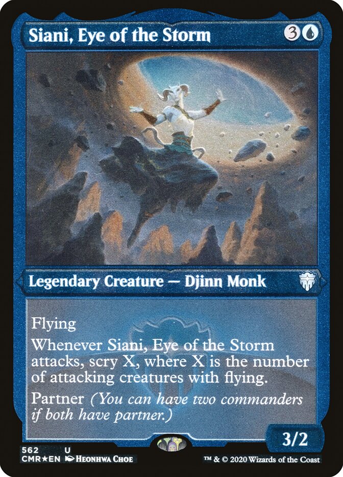 Siani, Eye of the Storm (Etched) [Commander Legends] | Clutch Gaming