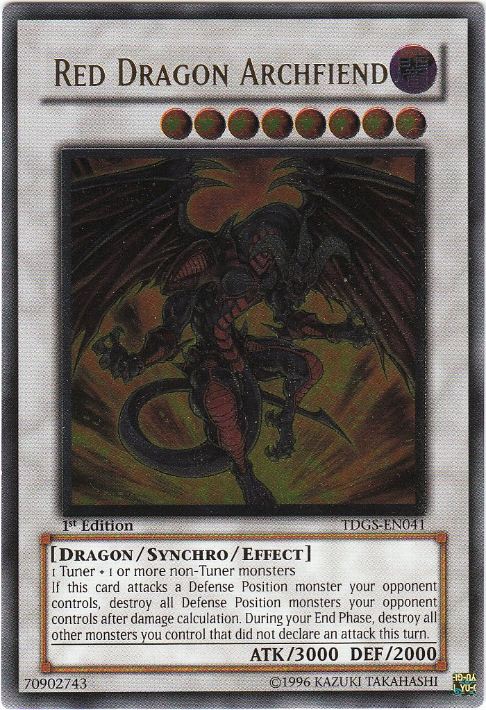 Red Dragon Archfiend [TDGS-EN041] Ultimate Rare | Clutch Gaming