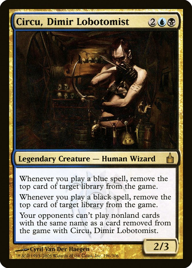 Circu, Dimir Lobotomist [Ravnica: City of Guilds] | Clutch Gaming