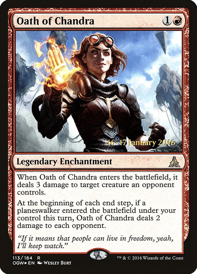 Oath of Chandra [Oath of the Gatewatch Prerelease Promos] | Clutch Gaming