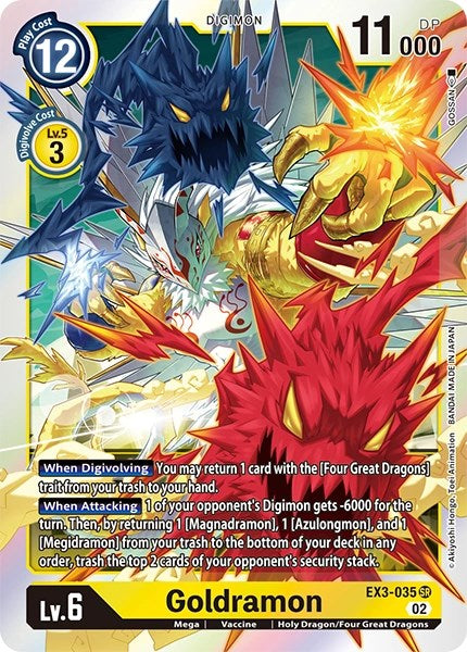 Goldramon [EX3-035] [Revision Pack Cards] | Clutch Gaming