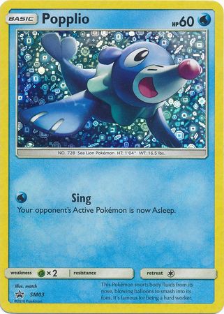 Popplio (SM03) (General Mills Promo) [Sun & Moon: Black Star Promos] | Clutch Gaming