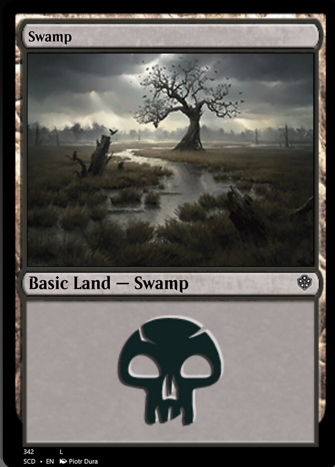 Swamp (342) [Starter Commander Decks] | Clutch Gaming