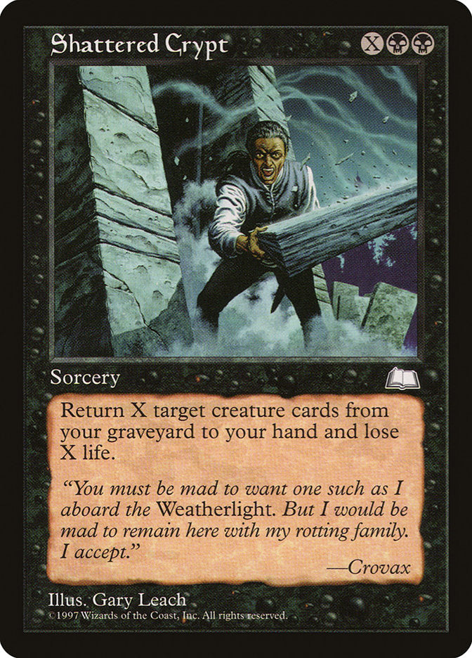 Shattered Crypt [Weatherlight] | Clutch Gaming