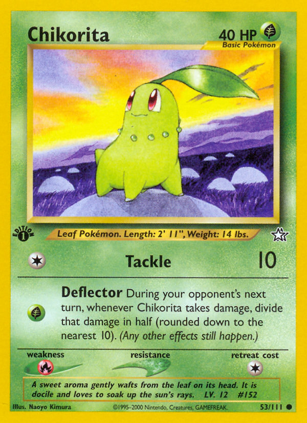 Chikorita (53/111) [Neo Genesis 1st Edition] | Clutch Gaming