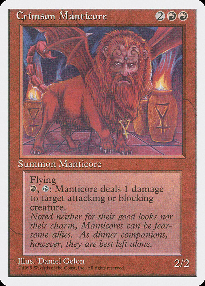 Crimson Manticore [Fourth Edition] | Clutch Gaming