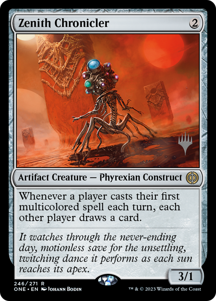 Zenith Chronicler (Promo Pack) [Phyrexia: All Will Be One Promos] | Clutch Gaming