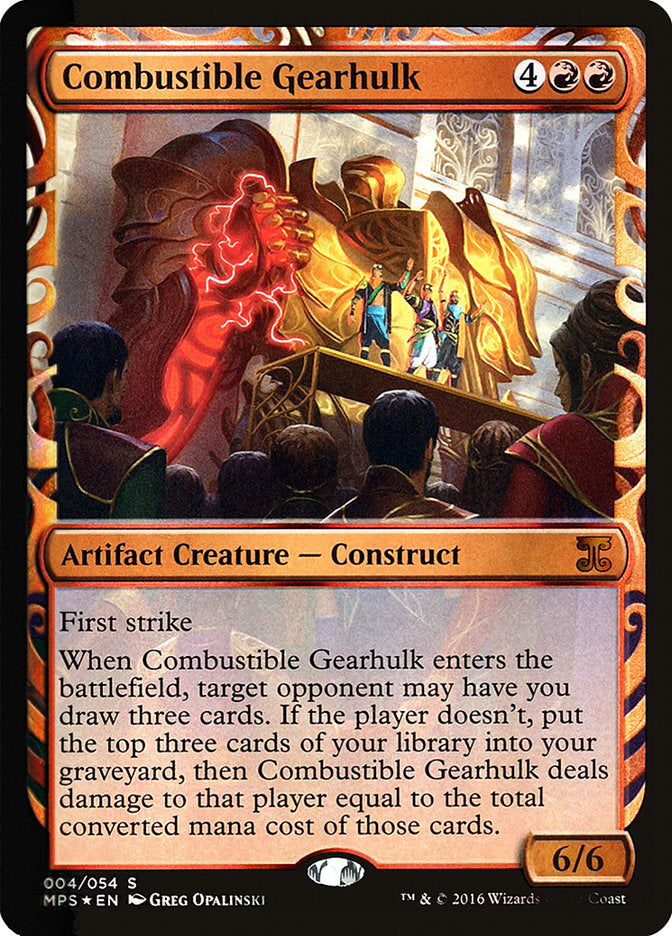 Combustible Gearhulk [Kaladesh Inventions] | Clutch Gaming