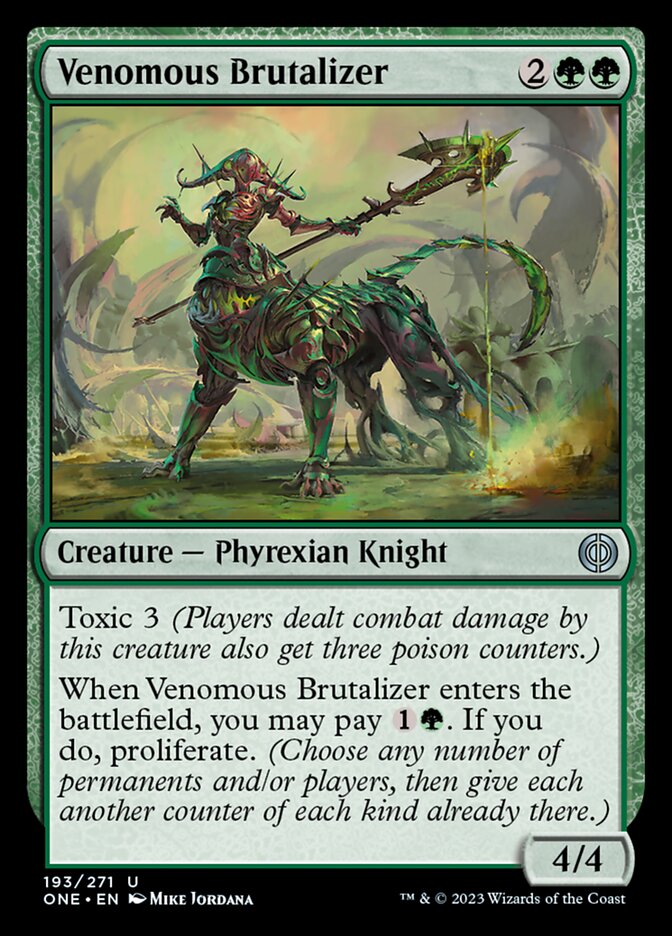 Venomous Brutalizer [Phyrexia: All Will Be One] | Clutch Gaming