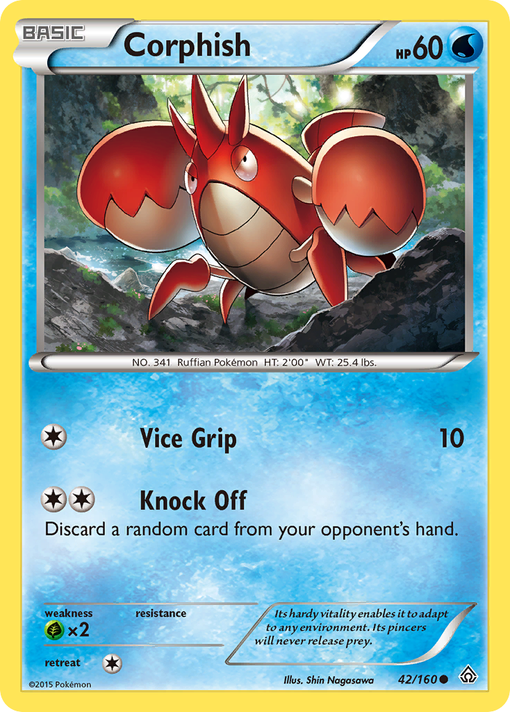 Corphish (42/160) [XY: Primal Clash] | Clutch Gaming