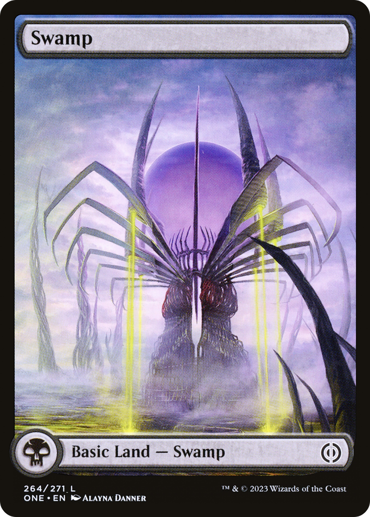 Swamp (264) (Full-Art) [Phyrexia: All Will Be One] | Clutch Gaming