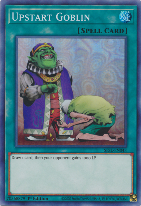 Upstart Goblin [SESL-EN043] Super Rare | Clutch Gaming