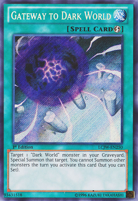 Gateway to Dark World [LCJW-EN250] Secret Rare | Clutch Gaming