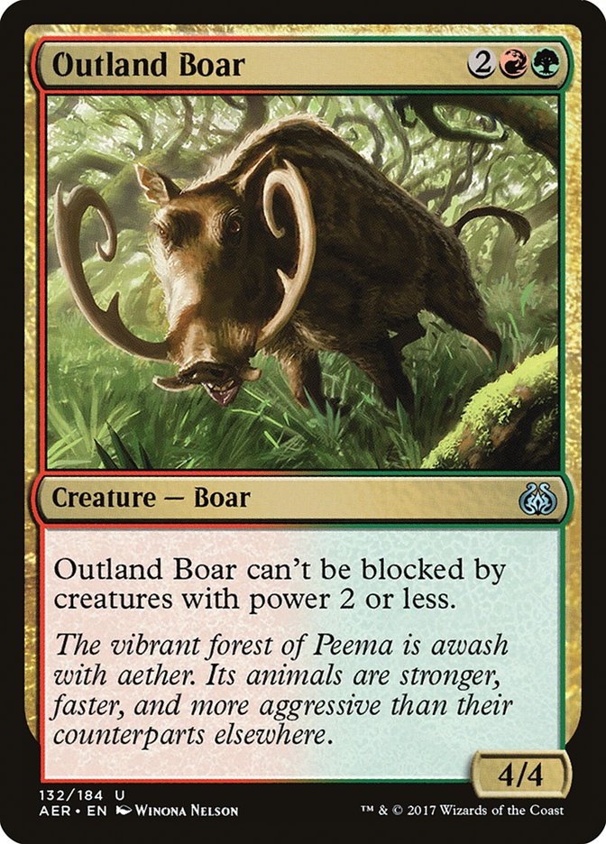 Outland Boar [Aether Revolt] | Clutch Gaming