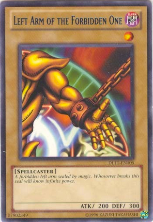 Left Arm of the Forbidden One (Blue) [DL11-EN005] Rare | Clutch Gaming