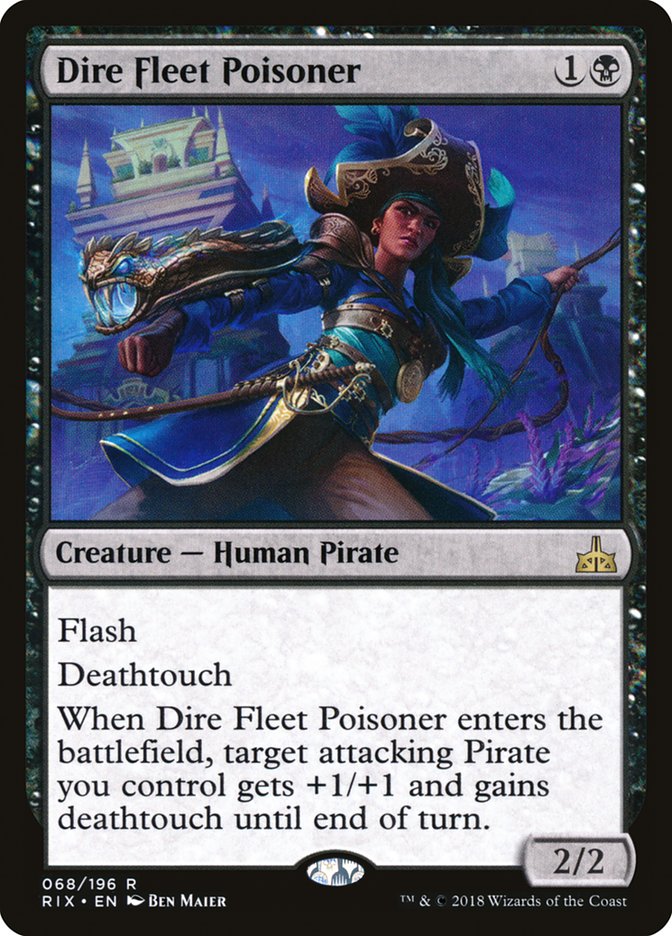 Dire Fleet Poisoner [Rivals of Ixalan] | Clutch Gaming