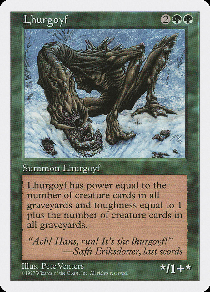 Lhurgoyf [Fifth Edition] | Clutch Gaming