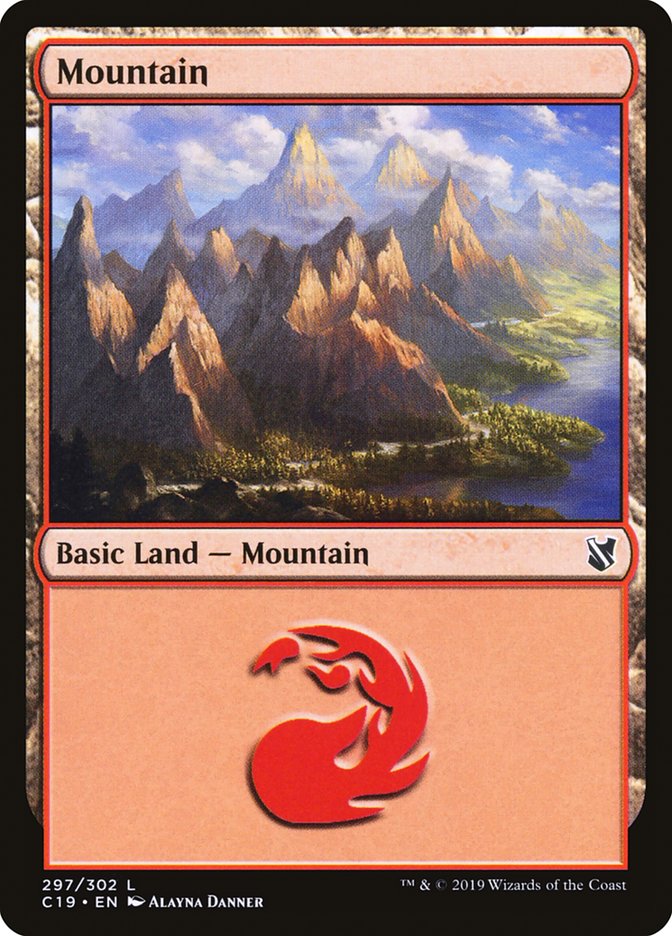 Mountain (297) [Commander 2019] | Clutch Gaming